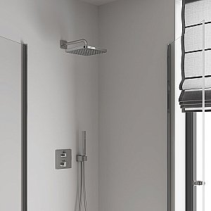 Верхний душ Grohe Tempesta Cube 250 26681000 хром купить в интернет-магазине сантехники Sanbest