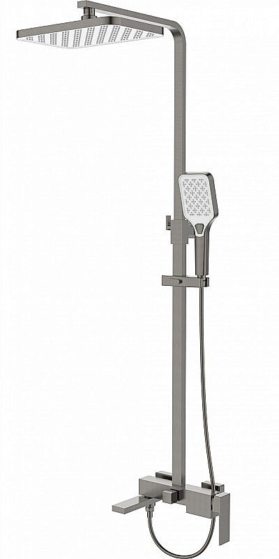 Душевая ситема Esbano BASCO DS-GM оружейная сталь купить в интернет-магазине сантехники Sanbest
