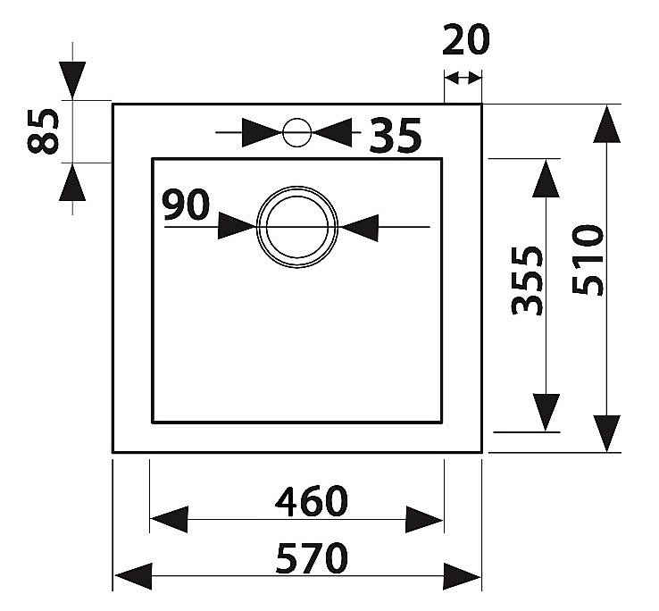 Мойка кухонная Kaiser KMM-5056 BEIGE бежевая купить в интернет-магазине сантехники Sanbest