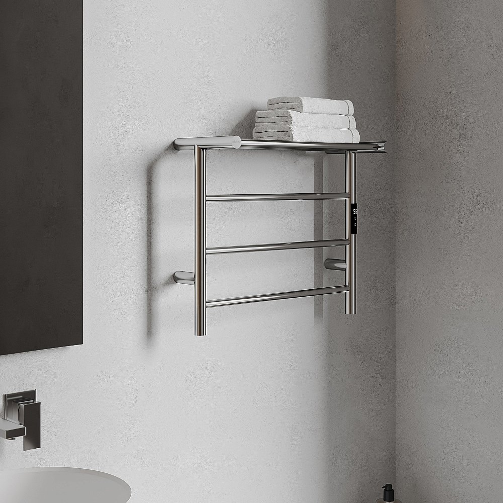 Полотенцесушитель электрический ABBER Standard AH4614 хром купить в интернет-магазине сантехники Sanbest