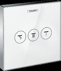Смеситель для душа Hansgrohe ShowerSelect Glass 15736400 купить в интернет-магазине сантехники Sanbest