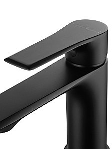 Смеситель для раковины WONZON & WOGHAND BRILLIANT, Черный матовый (WW-88018079-MB) купить в интернет-магазине сантехники Sanbest