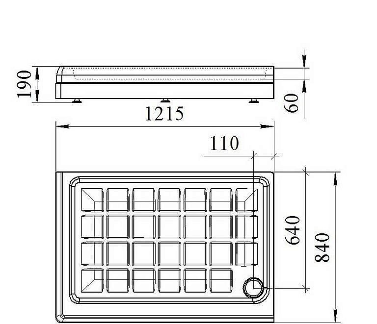 Душевой поддон Радомир Верчелли 122х84 белый купить в интернет-магазине Sanbest