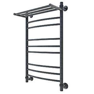 Полотенцесушитель водяной Veconi Nemi-B N8050GR-B графит купить в интернет-магазине сантехники Sanbest