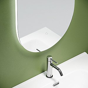 Зеркало LED Sancos Oval OV55C в ванную от интернет-магазине сантехники Sanbest