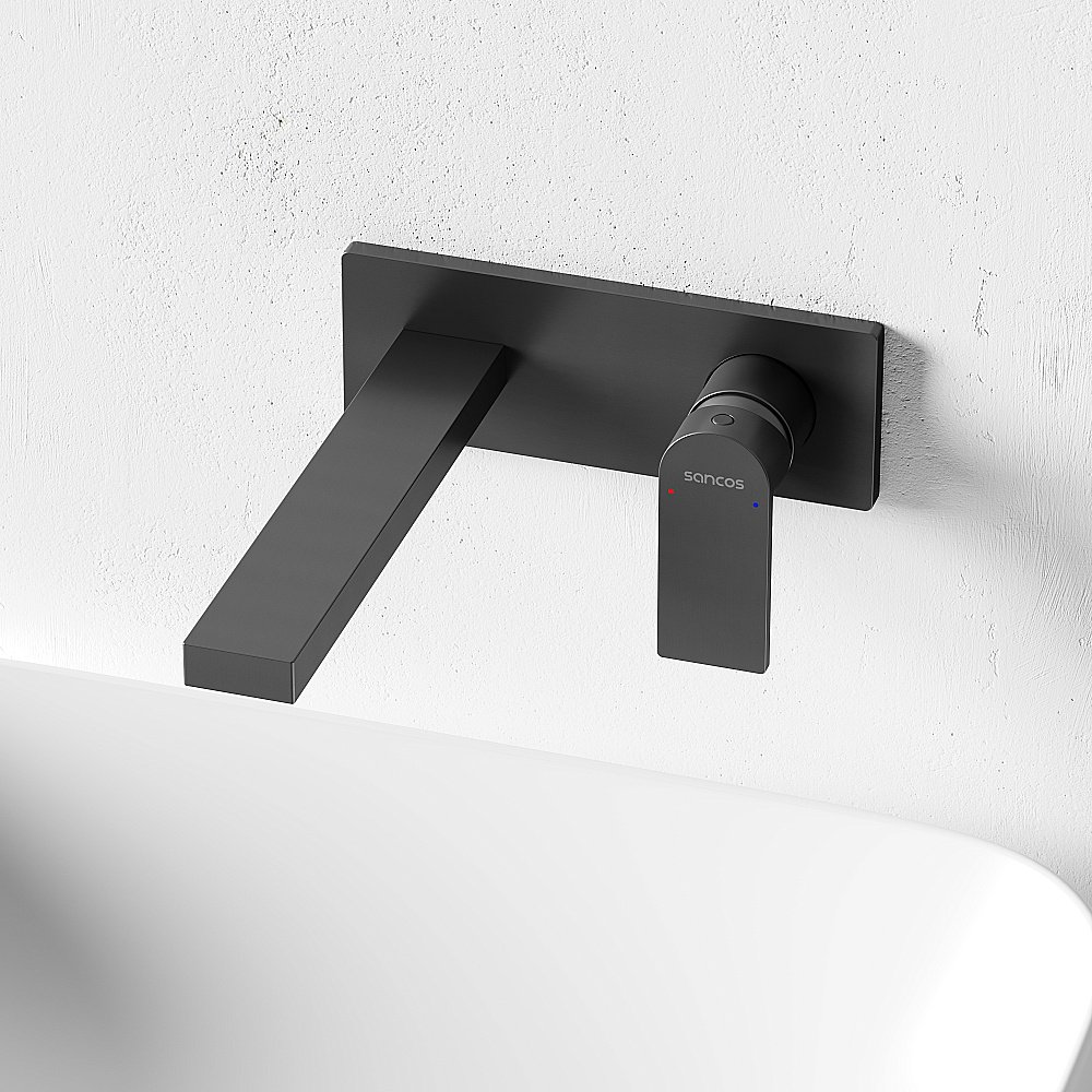 Смеситель для раковины Sancos Studio SC9017GG вороненая сталь купить в интернет-магазине сантехники Sanbest