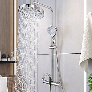 Душевая система Elghansa RADIANT XQ 6747157-2X хром купить в интернет-магазине сантехники Sanbest