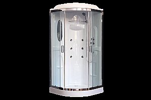 Душевая кабина Royal Bath RB90HK2-T-CH-EL 90x90 профиль хром/стекло прозрачное купить в интернет-магазине Sanbest