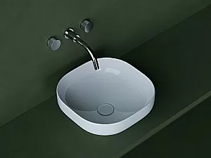 Раковина накладная Ceramica Nova Element 38 CN5032 белая купить в интернет-магазине Sanbest