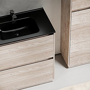 Тумба с раковиной Sancos Libra Floor 100 LB100FEG дуб галифакс натуральный для ванной в интернет-магазине Sanbest