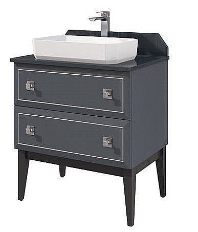 Тумба с раковиной Caprigo Metropol 75 13711.30 для ванной в интернет-магазине Sanbest