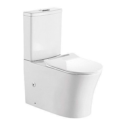 Унитаз Orange C07-050w смыв торнадо, безободковый, с бачком, с крышкой микролифт купить в интернет-магазине Sanbest