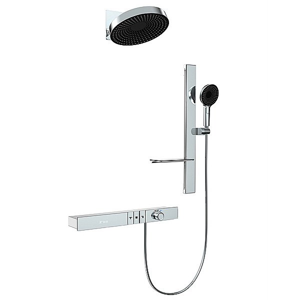Душевая система Black&White Gravity GH9025NC хром глянцевый купить в интернет-магазине сантехники Sanbest