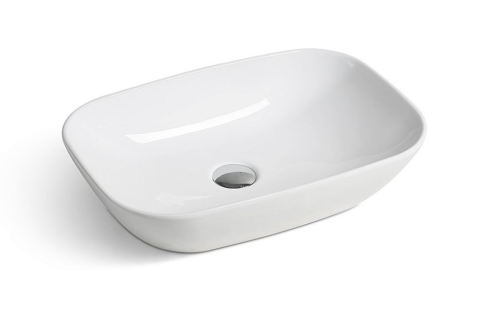 Раковина накладная SantiLine 51 SL-1049 белая купить в интернет-магазине Sanbest