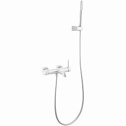 Смеситель для ванны Boheme Uno 463-MW белый купить в интернет-магазине сантехники Sanbest