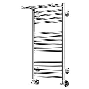 Полотенцесушитель водяной Terminus Аврора П16 400x780 с одной полкой купить в интернет-магазине сантехники Sanbest