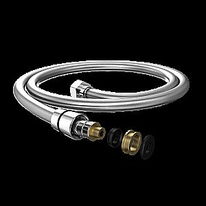 Душевой шланг Elghansa Shower hose SH012-Silver-New серебро купить в интернет-магазине сантехники Sanbest