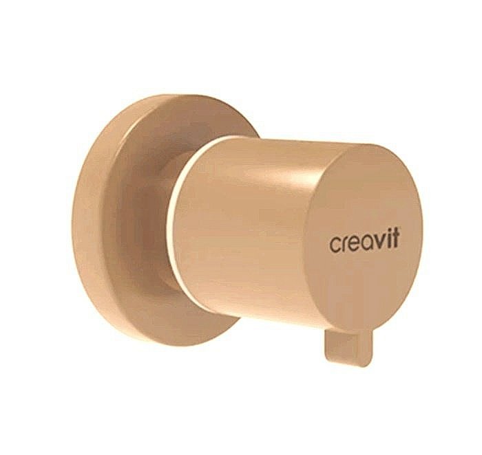 Встраиваемый вентиль Creavit AC50L.SFT персиковый матовый купить в интернет-магазине сантехники Sanbest