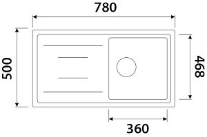 Мойка кухонная Kaiser KGM-7850-J жасмин купить в интернет-магазине сантехники Sanbest