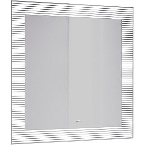 Зеркало Jorno Karat 80 Kar.02.80/P/W белое в ванную от интернет-магазине сантехники Sanbest