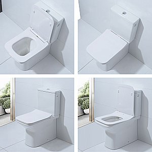 Унитаз-компакт Orans Ceramic OLS-WM9904 безободковый, с бачком, с крышкой микролифт купить в интернет-магазине Sanbest