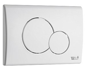 Унитаз подвесной WeltWasser MARBERG 507 + GELBACH 043 GL-WT + MAR 507 RD GL-WT белый глянцевый, безободковый, с крышкой микролифт, слив-торнадо, с инсталляцией и белой глянцевой кнопкой купить в интернет-магазине Sanbest