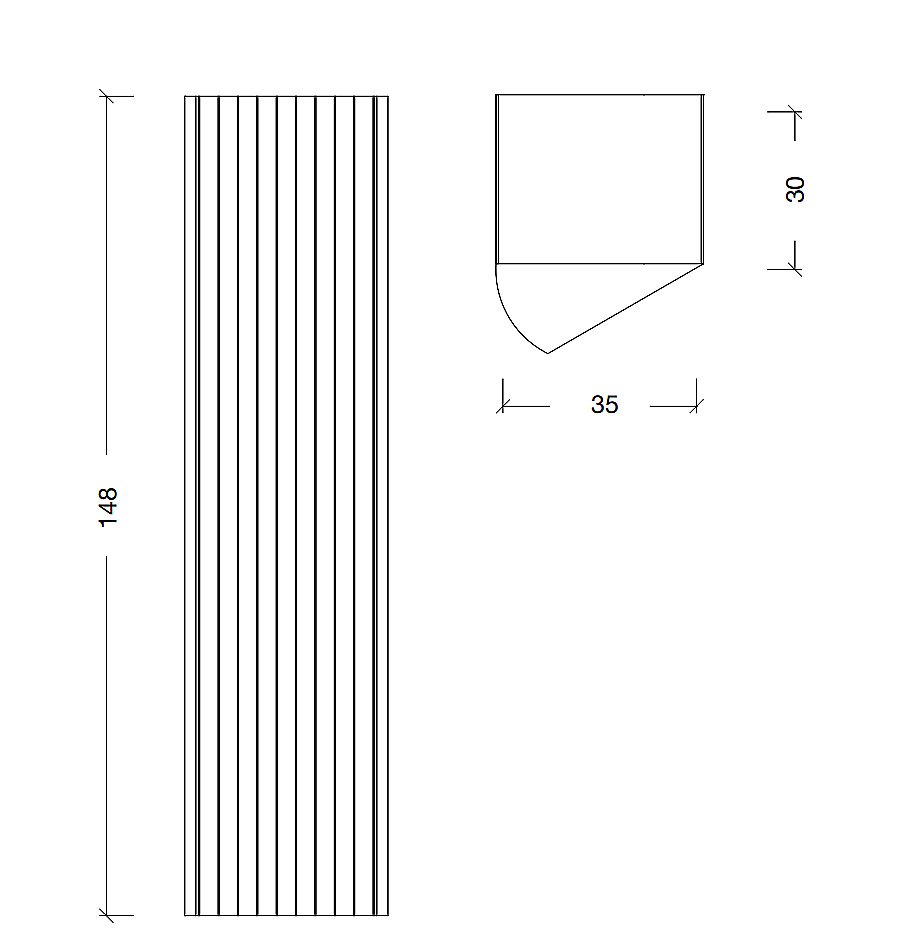 Пенал Armadi Art Monaco белый с хромом для ванной в интернет-магазине сантехники Sanbest