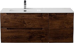 Тумба с раковиной BelBagno ETNA-1200-2C-1A-SO-RW-L/R Rovere Moro для ванной в интернет-магазине Sanbest
