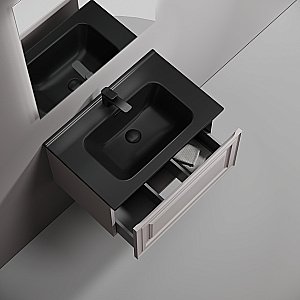 Тумба с раковиной Sancos Very 70 VR70SM серая матовая для ванной в интернет-магазине Sanbest