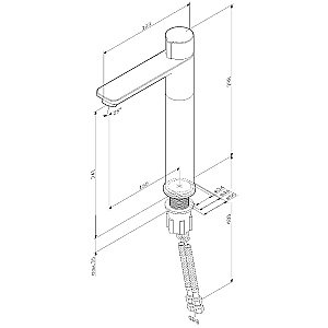 Смеситель для раковины AM.PM X-Joy F85A92500 купить в интернет-магазине сантехники Sanbest