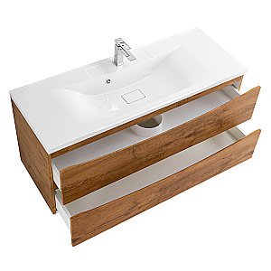 Тумба с раковиной Belbagno MARINO 120 подвесная Rovere Nature для ванной в интернет-магазине Sanbest