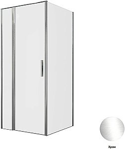 Душевой уголок Allen Brau Priority 90x100 3.31025.00 + 3.31046.00 прозрачный/хром купить в интернет-магазине Sanbest