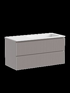 Тумба с раковиной Sancos SNOB R SNR100SM L/R 100 Doha Soft для ванной в интернет-магазине Sanbest