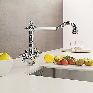 Смеситель для кухни PAINI Monaco 08CR570BLMKM хром купить в интернет-магазине сантехники Sanbest