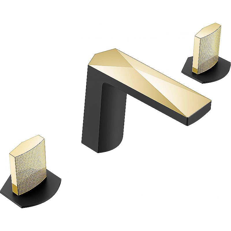 Смеситель для раковины Boheme Venturo 150-BG-TOUCH черный/золото купить в интернет-магазине сантехники Sanbest