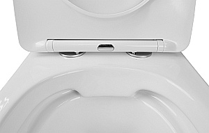 Унитаз подвесной Azario Grado AZ-0046 SP белый, безободковый, с крышкой микролифт купить в интернет-магазине Sanbest