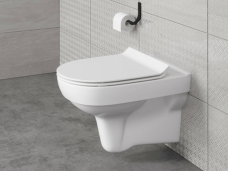 Унитаз с инсталляцией Cersanit CITY CO DPL EO SLIM 64075 с крышкой микролифт, безободковый купить в интернет-магазине Sanbest