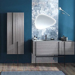 Тумба с раковиной Jacob Delafon NOUVELLE VAGUE 100 EB3032-E73+EXAQ112-Z-00 фактурный дуб для ванной в интернет-магазине Sanbest