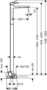 Смеситель для раковины Hansgrohe Metropol 74530000 купить в интернет-магазине сантехники Sanbest