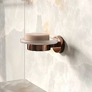 Мыльница WasserKRAFT Asphe K-77729 розовое золото купить в интернет-магазине сантехники Sanbest