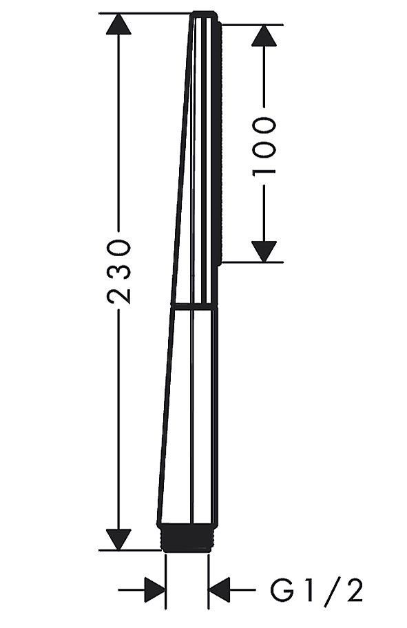 Душевая лейка Hansgrohe Rainfinity 26867000 хром купить в интернет-магазине сантехники Sanbest