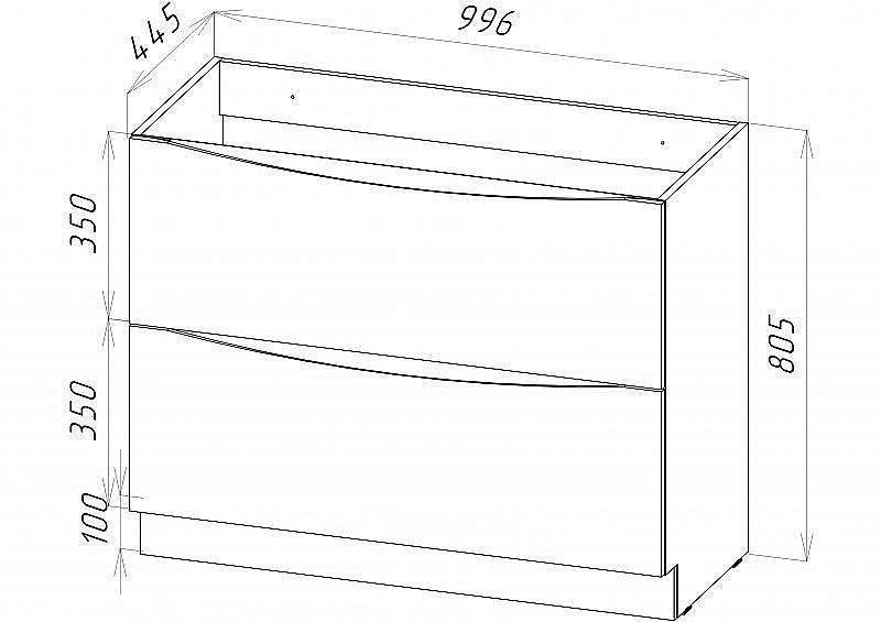 Тумба с раковиной Belbagno MARINO 100 PIA для ванной в интернет-магазине Sanbest