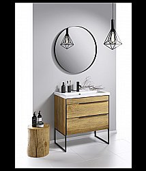 Тумба с раковиной Aqwella Fargo T10/DB для ванной в интернет-магазине Sanbest