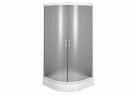Душевой угол Aquanet AQ7 90х90 стекло матовое/профиль белый купить в интернет-магазине Sanbest