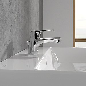 Смеситель для раковины Villeroy&Boch O.novo Start TVW10514111061 хром купить в интернет-магазине сантехники Sanbest