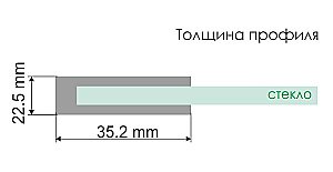 Шторка для ванны WasserKRAFT Schunter 82S02-100 прозрачная/профиль матовое золото купить в интернет-магазине Sanbest