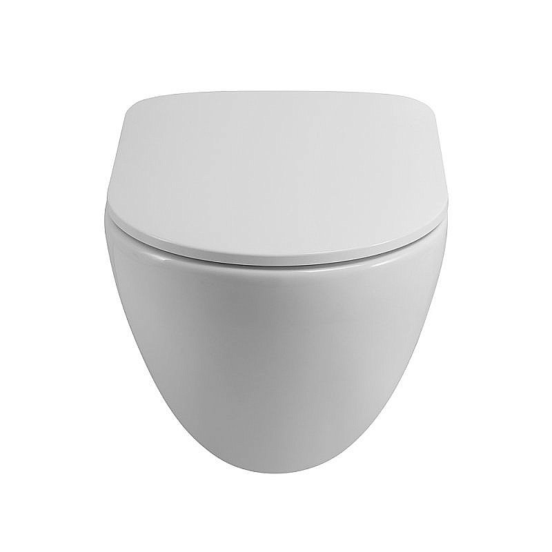 Унитаз подвесной BelBagno AMANDA безободковый, с крышкой микролифт купить в интернет-магазине Sanbest