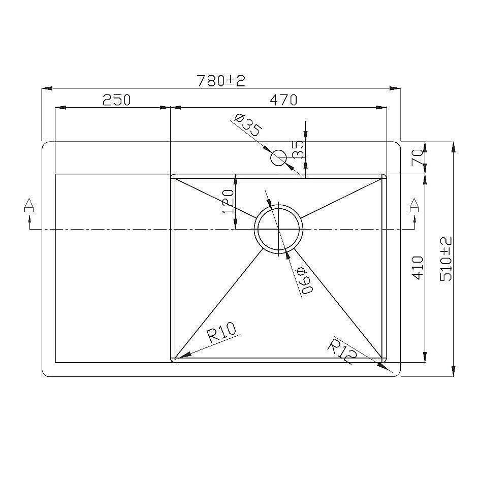 Мойка кухонная Melana ProfLine D7851HB-R графит купить в интернет-магазине сантехники Sanbest
