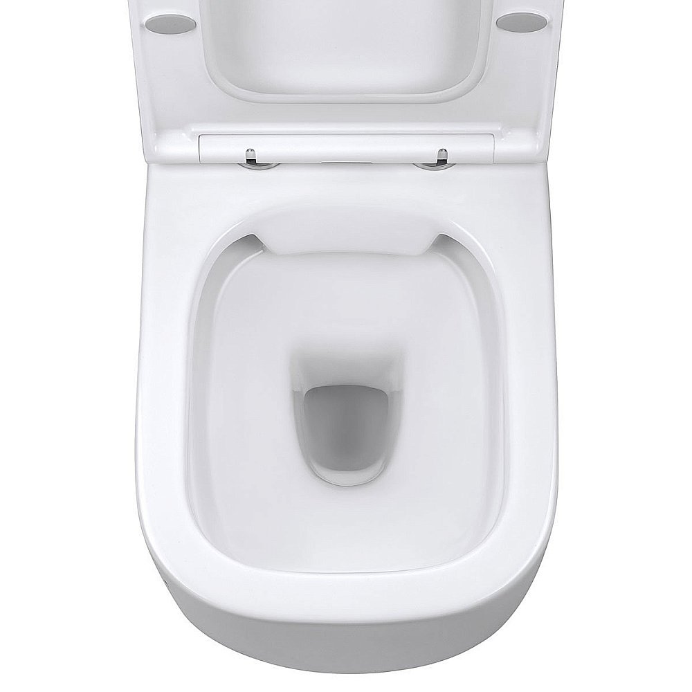 Унитаз подвесной Vincea Form VT1-35 безободковый, с крышкой микролифт, белый купить в интернет-магазине Sanbest