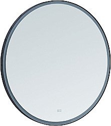 Зеркало Aquanet Тренд 90 черный в ванную от интернет-магазине сантехники Sanbest